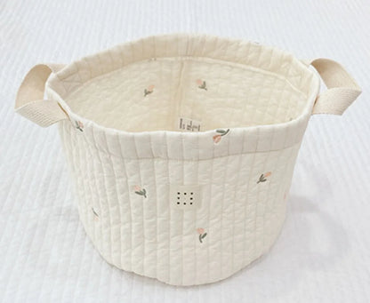 INS Baby Bags Cute Bear Embroidery Diaper Bag Caddy Nappy Cart Storage Mummy Maternity Bag for Newborn Diapers Toys Organizers
