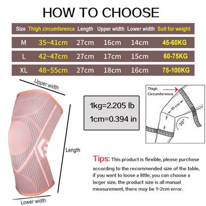AOLIKES 1PCS Knee Supports Brace for Women, Knee Compression Sleeves for Joint Pain Relief, Arthritis, Injury Recovery, Knee Rel