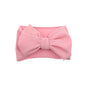 Solid Baby Headband Adjustable Big Bowknot Hair Band Oversize Turban Newborn Headwear For Baby Girls Fashion Hair Accessories