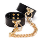 BLACKWOLF Slave Bed Bondage Collar Genuine leather Neck Restraint with Leash BDSM Erotic Sex Toys For Women Couples Adult Games