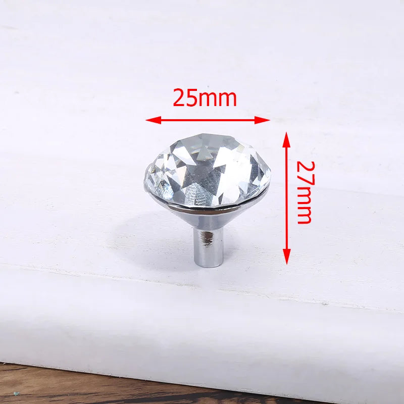 KAK Luxury Diamond Crystal Handles Shoebox Cabinet Handles Closet Door  Drawer Knobs Wardrobe Pulls Pullers With Screws Hardware