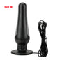 Electro Shock Anal Vaginal Plug Jump Egg Dildo Butt Plug Stimulator E-Stim Prostate Massager Electricity Accessory BDSM Sex Toy