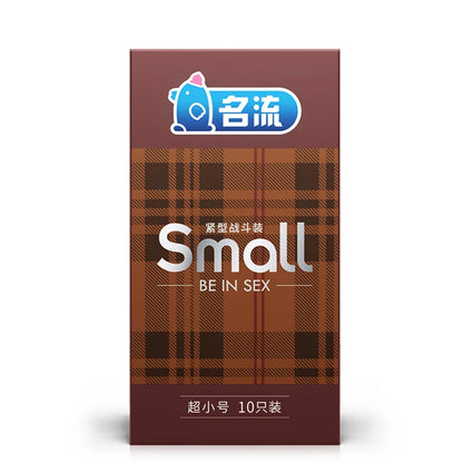 10pcs Ultra Thin Latex Smooth Condom Small Size For Men Sex Products Tight Durable Condoms Sex Toys For Couples Men Women