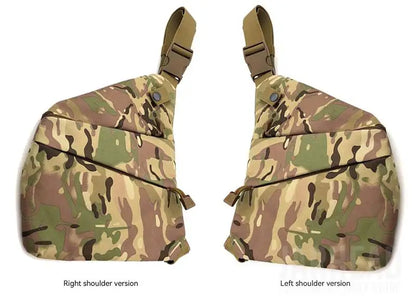 Multifunctional Concealed Tactical Storage Gun Bag Holster Men's Left Right Nylon Shoulder Bag Anti-theft Bag Chest Bag Hunting
