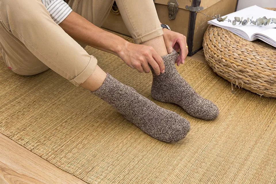 Winter Men's Merino Wool Socks Super Thick Warm High Quality Harajuku Retro Snow Casual Antifreeze Socks 5 Pair