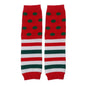 Baby Leg Warmers Girl Cotton Socks Children Rainbow Striped Crawling Knee Pads Colorful Knitted Leggings Winter Soft Sock