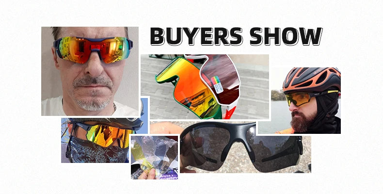 ROCKBROS Polarized Cycling Glasses Bike Polarized Glasses Outdoor Sports MTB Bicycle Sunglasses Goggles Eyewear Myopia Frame