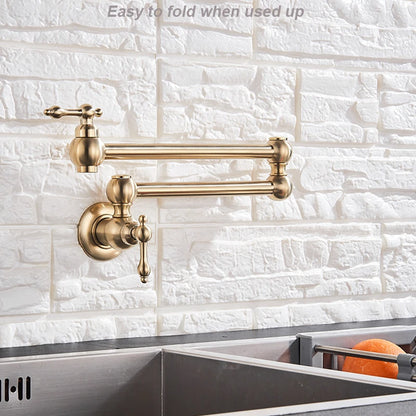 One-Handle Bathroom Kitchen Faucet Single Hole Cold Water Folding Wash Basin Tap Bathroom Balcony Are Available