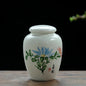 Mini White Ceramic Pet Ashes Urn Cremation Ash Holder Small Animal Pet Parrot Bird Funeral Memorial Casket Burial Urns Gift