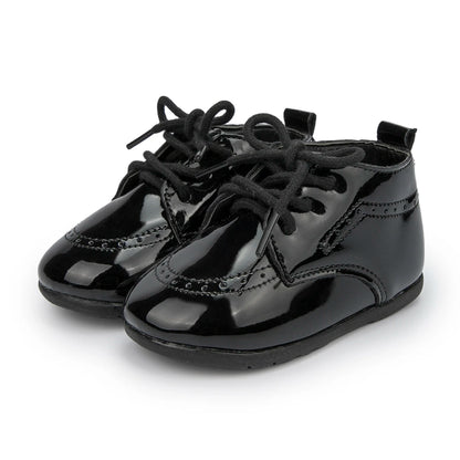 Baby Retro Leather Shoes Boy Girl Shoes Toddler Rubber Sole Anti-slip First Walkers Newborn Infant Moccasins Baby Crib Shoes