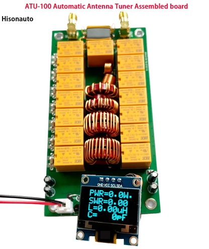 Hisonauto ATU-100 ATU100  Automatic Antenna Tuner 7x7 ATU-100mini by N7DDC assembled machine ready for use