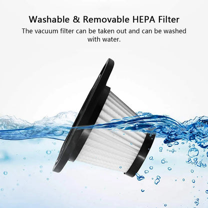 Handheld Vacuum Cordless Powerful Cyclone Suction Portable Rechargeable Vacuum Cleaner 6053 Quick Charge for  Home Pet Hair