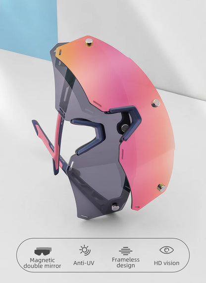 ROCKBROS Polarized Cycling Glasses Bike Polarized Glasses Outdoor Sports MTB Bicycle Sunglasses Goggles Eyewear Myopia Frame