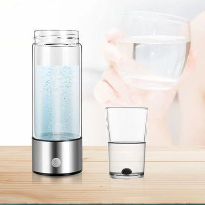 Titanium Portable Hydrogen-Rich Water Cup Water Ionizer Maker/Generator Super Antioxidants ORP Hydrogen Alkaline Water Bottle