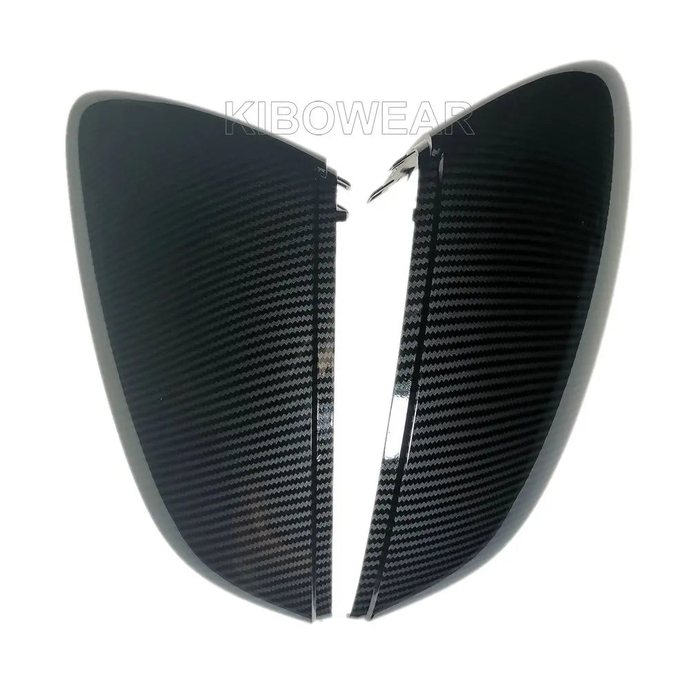 Pair Side Mirror Covers Caps for Audi A3 S3 8Y RS3 2025 2021 2022 Carbon /Black Auto replace housing case LHD