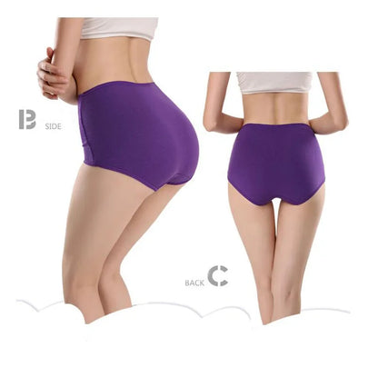 Plus Size Panties Women's High Waist Abdominal Underwear Cotton Seamless Briefs Girls Underpant Sexy Lingeries for Female L-5XL