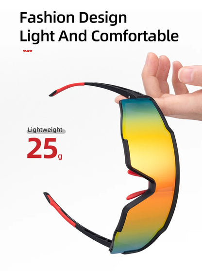 ROCKBROS Polarized Cycling Glasses Bike Polarized Glasses Outdoor Sports MTB Bicycle Sunglasses Goggles Eyewear Myopia Frame
