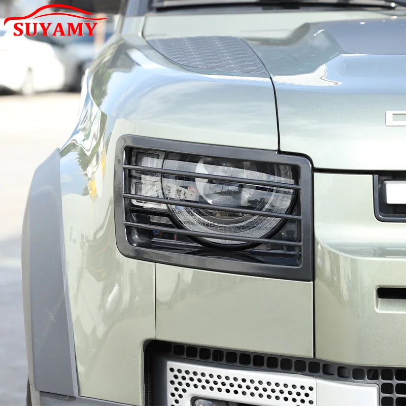 For Land Rover Defender 2020-2026 Stainless Steel Headlight Protection Net Cover Exterior Decoration Modification Accessories