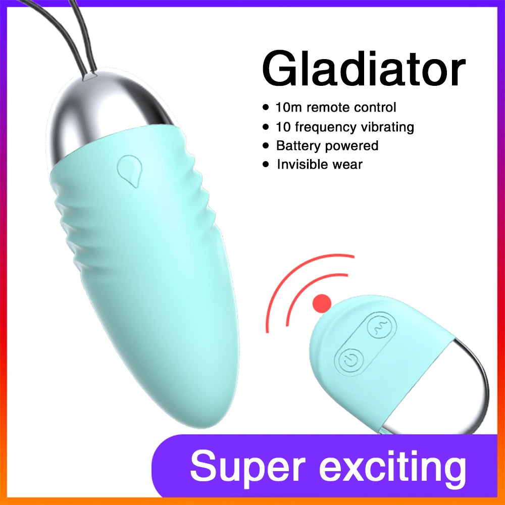 Silicone Vibrating Egg Wireless Remote Control Bullet Vibrators Vaginal Masturbation G Spot Stimulating Massager Women Sex Toys