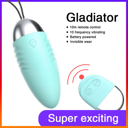 Silicone Vibrating Egg Wireless Remote Control Bullet Vibrators Vaginal Masturbation G Spot Stimulating Massager Women Sex Toys
