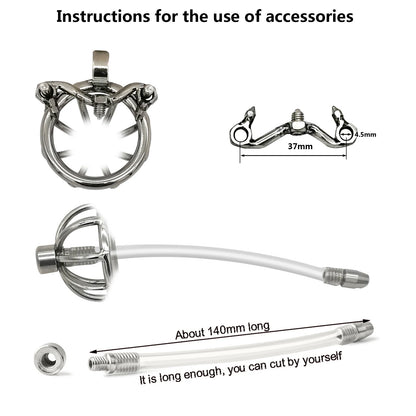 Ergonomic Stainless Steel Stealth Lock Male Chastity Device,Cock Cage,Penis Lock,Cock Ring,Chastity Belt,S054
