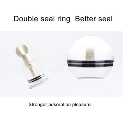 2pcs BDSM Toy Set,Pussy Clit Nipple Sucker Clamp,Breast Enlargement Vacuum Pump G-spot Stimulate Massage Adult Sex Toy For Women