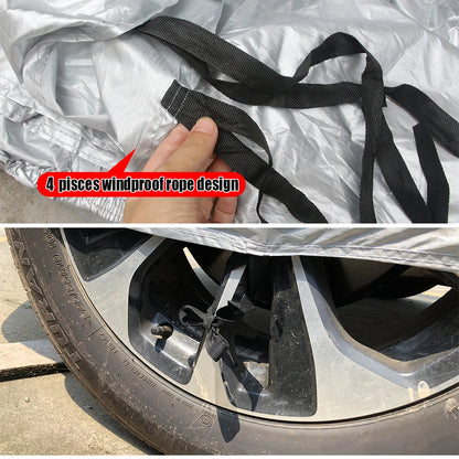 Full Car Cover Anti UV Sun Shade Rain Snow Wind Resistant Durable SUV Cover For Porsche Cayenne 2002-2025
