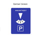 Car Parking Disc Timer Clock Arrival Time Display Blue Plastic Parking Time Tools 24 Parking Disc Parking Meters