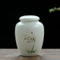 Mini White Ceramic Pet Ashes Urn Cremation Ash Holder Small Animal Pet Parrot Bird Funeral Memorial Casket Burial Urns Gift