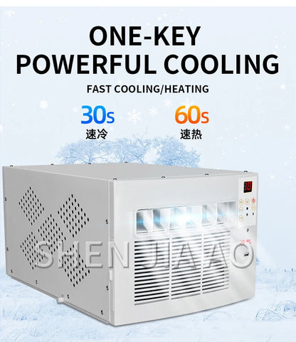 220V Mobile Small Air Conditioner 7m²Space Drainage-free Remote Control Power Saving Mini Cooling Heating Air Refrigerator 400W