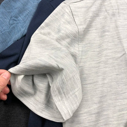 100% Merino Wool T Shirt Men Base Layer Merino Shirt Wicking Breathable Quick Dry Anti-Odor No-itch Big USA Size