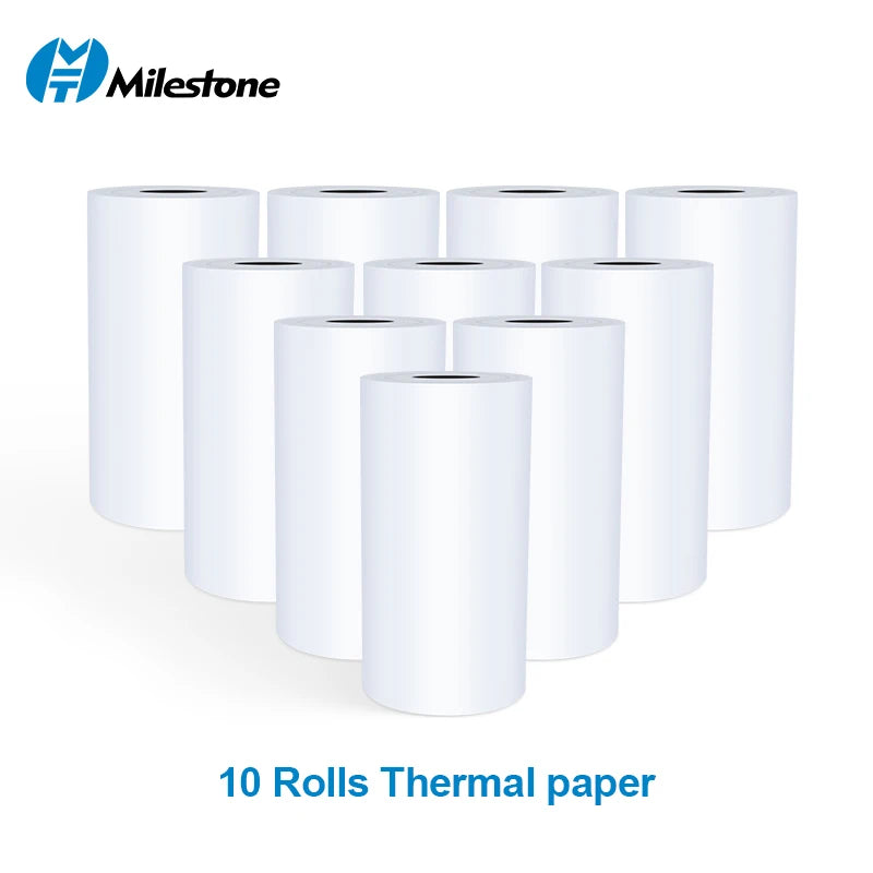 Milestone Portable Mini Wireless Thermal Printer Bluetooth Android Receipt Printing 58mm Office  Android Receipt Printer Epson p