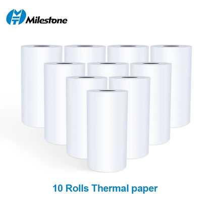 Milestone Portable Mini Wireless Thermal Printer Bluetooth Android Receipt Printing 58mm Office  Android Receipt Printer Epson p