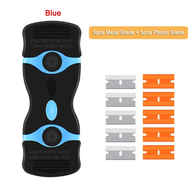 Razor Scraper Car Window Film Glue Cleaner Blade Tint Ceramic Glass Wrap Sticker Remover Kitchen Home Squeegee Tool