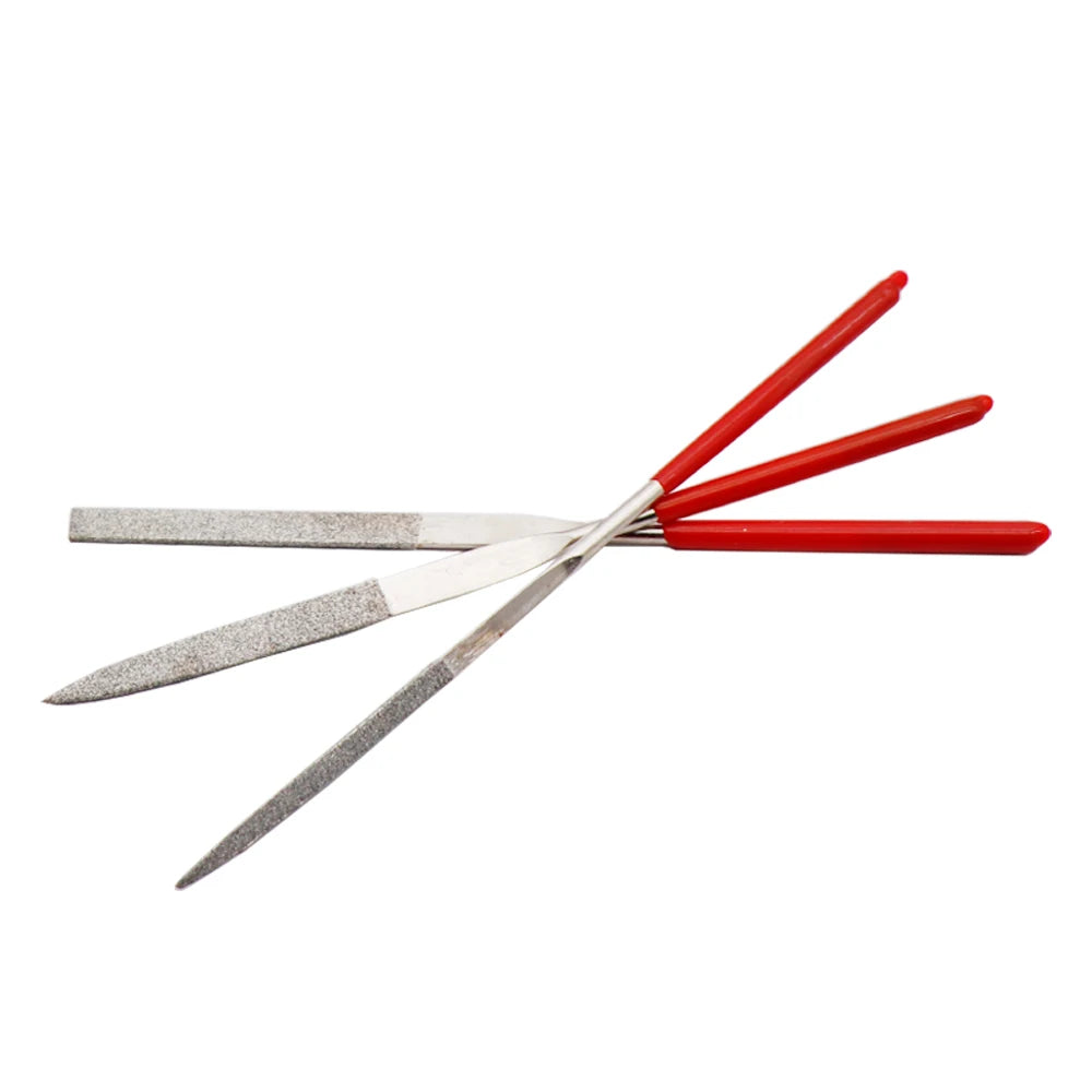 140mm 10PCS Diamond Mini Needle File Set Hand Tools for Ceramic Glass Gem Stone Hobbies and Crafts 3D Print Model Polish