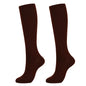 Compression Stockings Blood Circulation Promotion Slimming Compression Socks Anti-Fatigue Comfortable Solid Color Socks