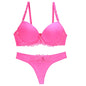 Nouvelle Seamless BCDE Cup Women Underwear Intimates Lace Thongs Lingerie Set Sexy Blue Pink Purple White Bra Panty