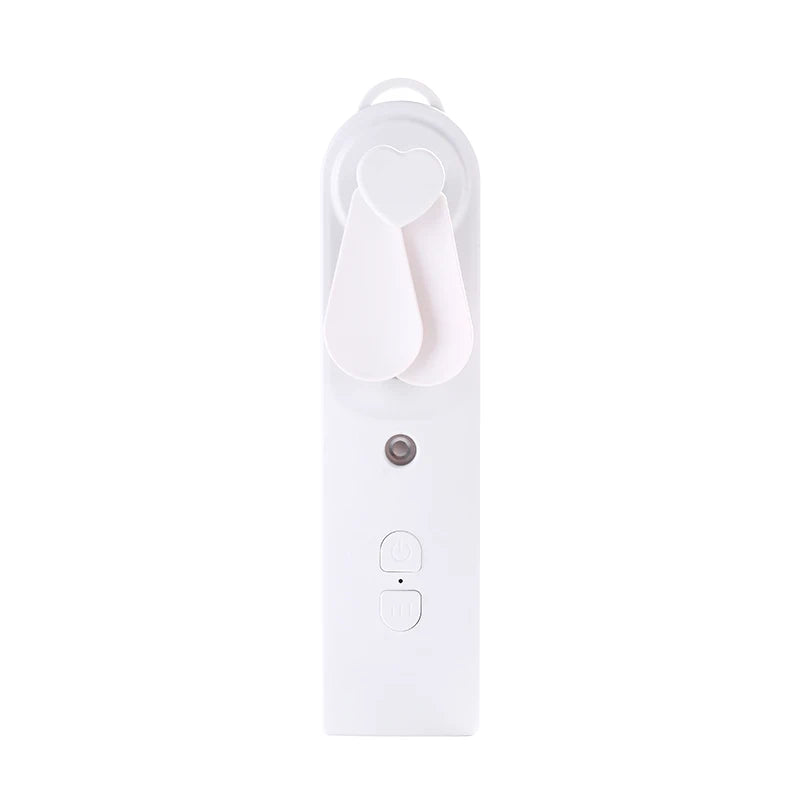 Mini Handheld Fan With Mister USB Nano Spary Diffuser Fold Air Humidifier Ventilador Portable 500Mah Battery Rechargeable Silent