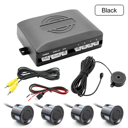 CVBS GreenYi Dual Core CPU Car Video Parking Sensor Reverse Backup Radar Assistance, Auto Parking Monitor Digital Display