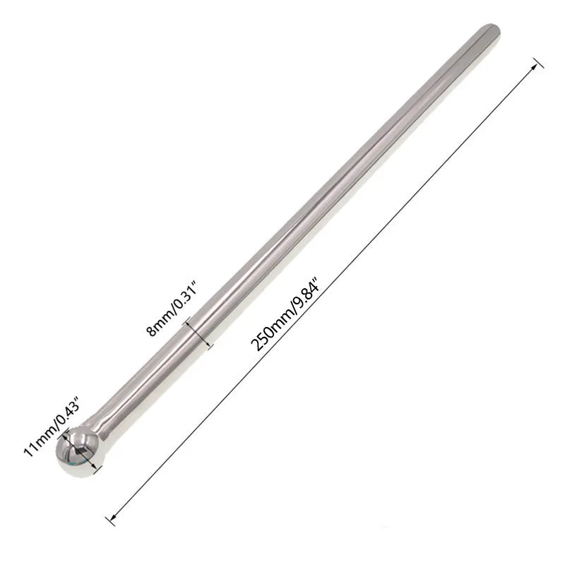 Long Penis Plug Sounding Rod Stainless Steel Rethral Dilator Masturbator Horse Eye Stick Stimulator Adult Sex Toys For Men