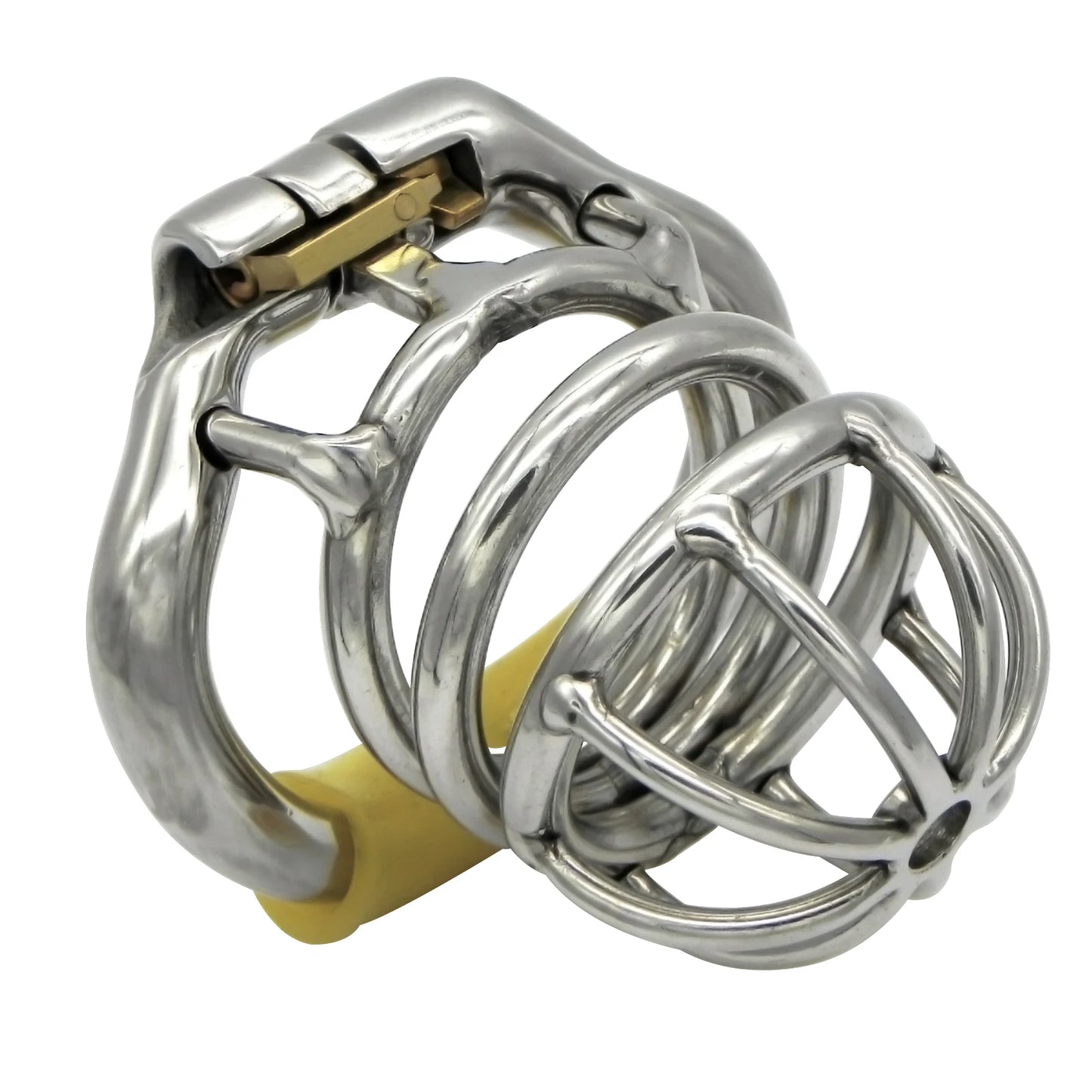 Ergonomic Stainless Steel Stealth Lock Male Chastity Device,Cock Cage,Penis Lock,Cock Ring,Chastity Belt,S054