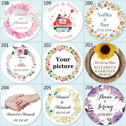 100pcs Custom LOGO Stickers White Label/Wedding Packaging sticker design Kraft baking your own name,THANK YOU labels