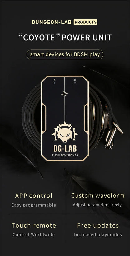 DG-LAB 3.0 E-Stim Power Box APP Control Electric Shock Medical Themed  Sex Toys SM Player Sex Electrical Stimulator For Couples