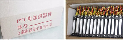 350W 220V Heater 24V DC Fan Thermostatic Electric Heater PTC Fan Heater Heating Element Egg Incubator Heater
