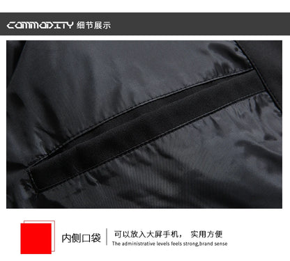 2022 New Men Thickened Down Jacket -30 Winter Warm Down Coat Jacket Men Fashion Long White Duck Hooded Down Parkas Plus Size 4XL
