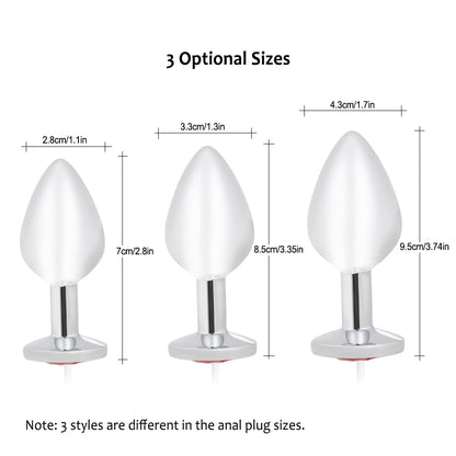 Electro Shock Anal Vaginal Plug Jump Egg Dildo Butt Plug Stimulator E-Stim Prostate Massager Electricity Accessory BDSM Sex Toy
