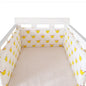 Nordic Stars Baby Bed Thicken Bumpers Zipper Design One-piece Crib Around Cushion Cot Protector Pillows 200*30 CM