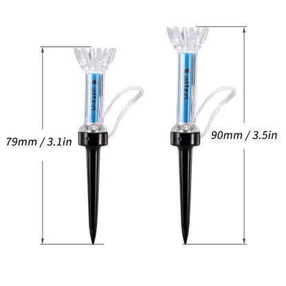 79mm/90mm 5pcs/set Golf Tees With Original Package Plastic Step Down Golf Ball Tee Holder Local Ret Golf Training Practice Tees