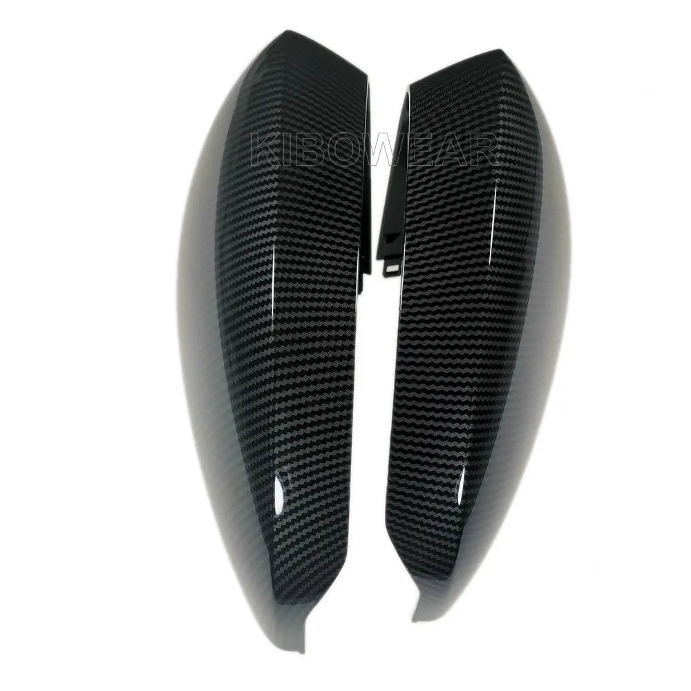 Pair Side Mirror Covers Caps for Audi A3 S3 8Y RS3 2025 2021 2022 Carbon /Black Auto replace housing case LHD