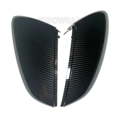 Pair Side Mirror Covers Caps for Audi A3 S3 8Y RS3 2025 2021 2022 Carbon /Black Auto replace housing case LHD